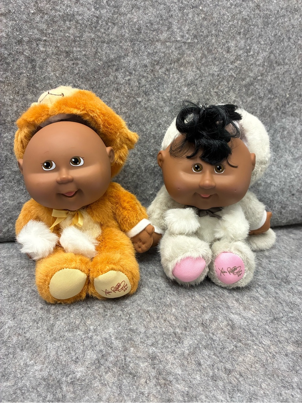 Cabbage Patch Kids Snugglies Pair, 25 Year Celebration Baby Costumes Dolls
